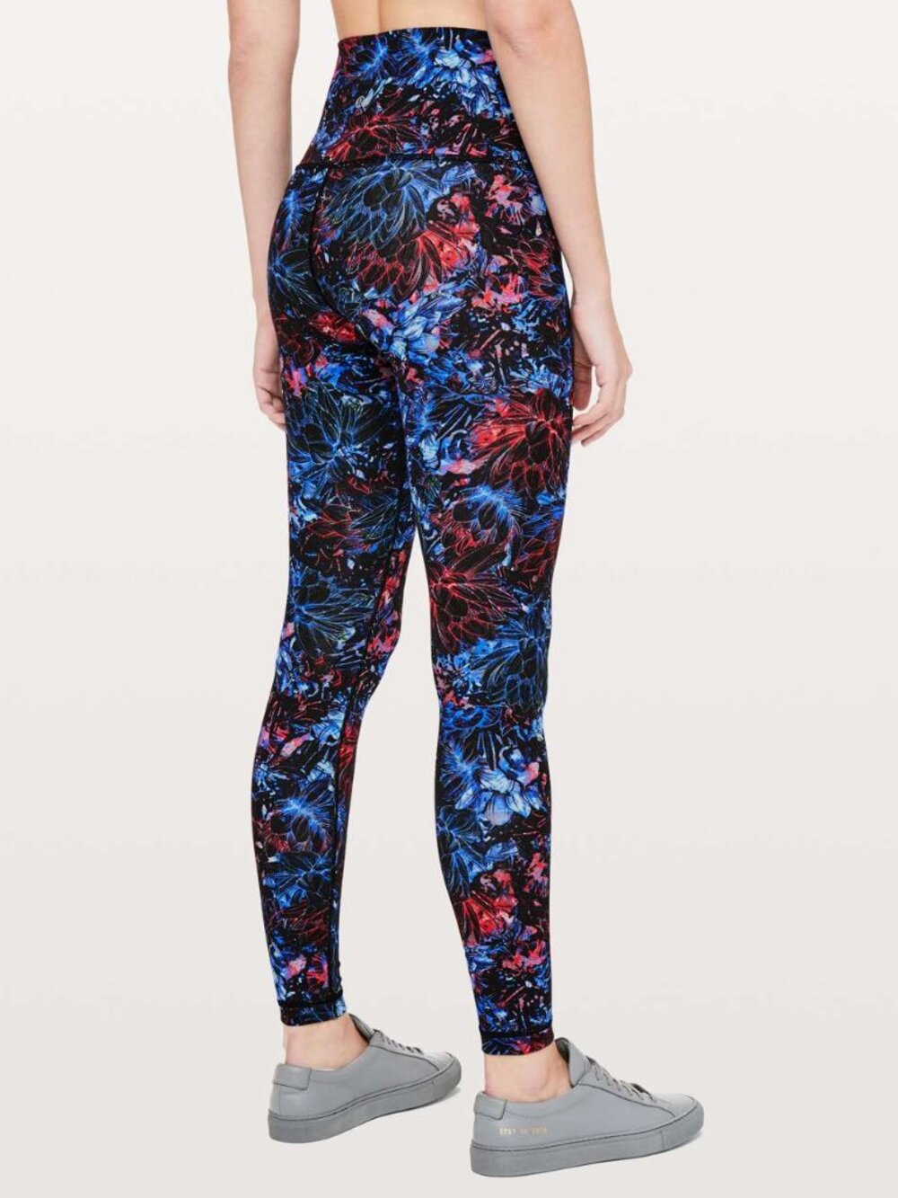 NWOT - Lululemon Wunder Under Super HR Tight *Luon 28" Neon Blossom Multi SIZE 2